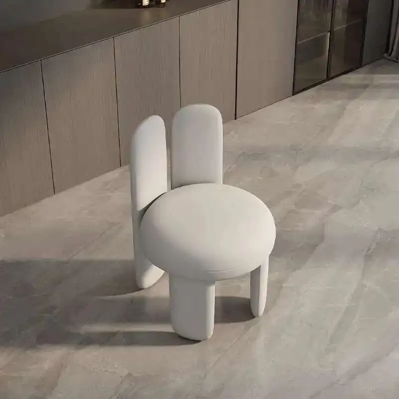 

Wingback White Living Room Chair Lounge Vanity Makeup Single Floor Chair Bedroom Design Modern Woonkamer Stoelen Home Furniture