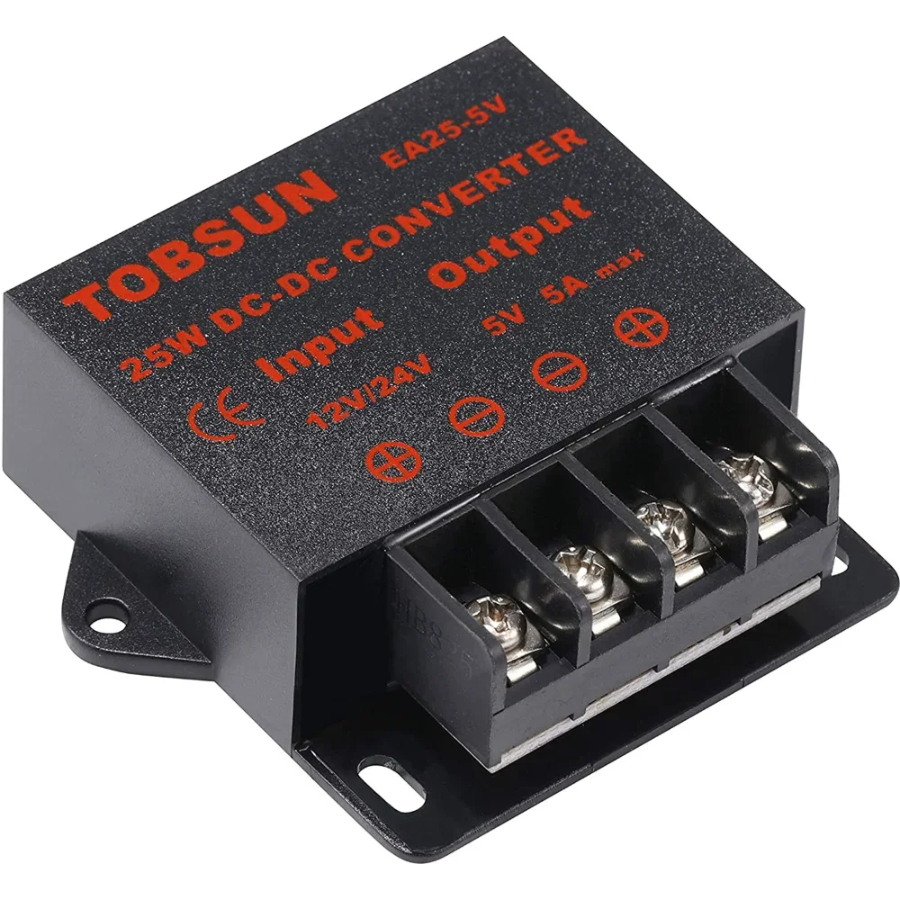 

12V/24V to 5V Voltage Regulator 12V to 5V 24V to 5V 3A 5A 10A 15A DC DC Converter Regulator Module Step Down Reducer for Car