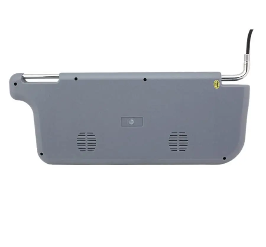 

7" Gray Car Right Sun Visor Rear View Mirror Screen Lcd Monitor 2 Channel Video