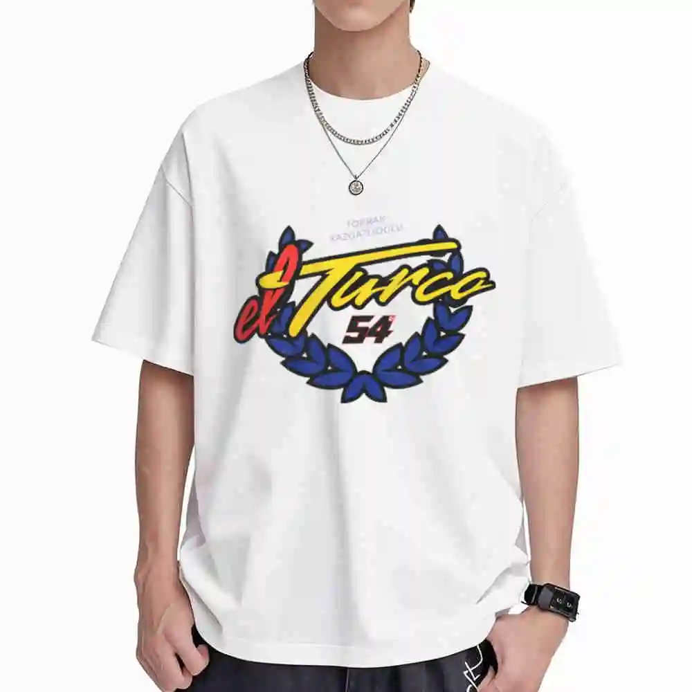 Toprak Razgatlioglu White El Turco Short Sleeve Tee 100% Cotton T-Shirt
