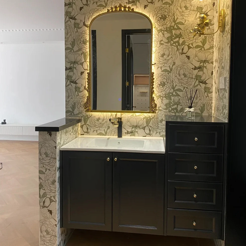 

Французский ретро шкаф для ванной комнаты, комбинированный высокий и низкий керамический интегрированный умывальник, умывальник для рук, умывальник для бассейна, унитаза