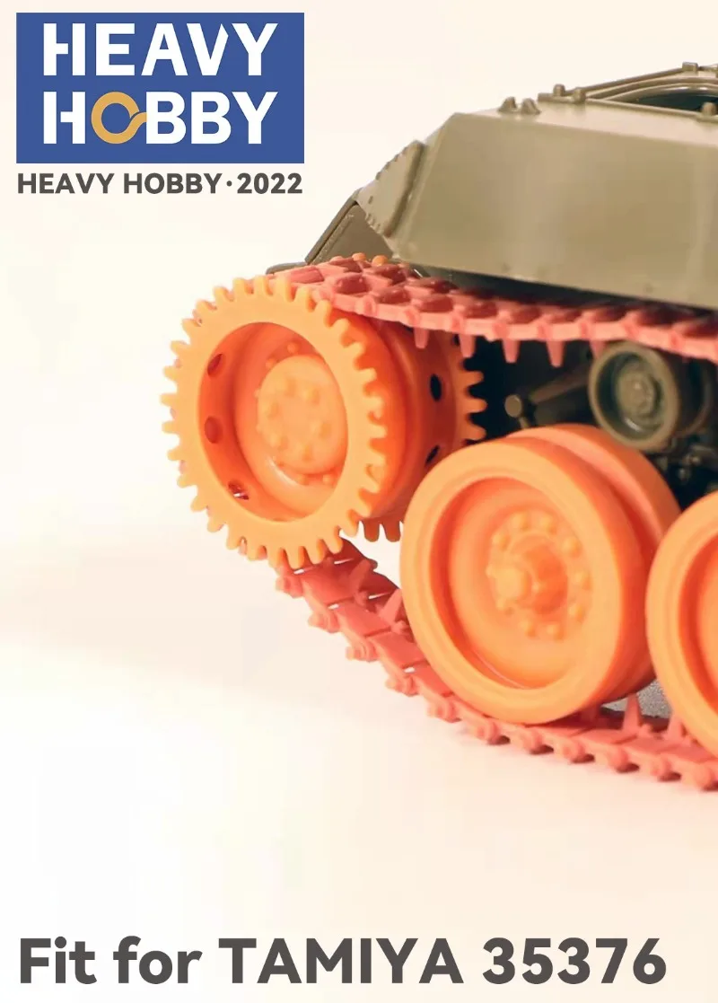 Heavy hobby Driving Wheels Under Research for WWII US Army M18 Tank Destroyer HH-35058