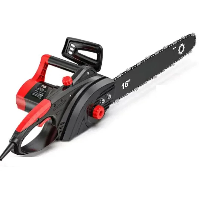 2400W High Power Electric Chainsaw 16 Inch Handheld Wood Cutting Saw For Household Firewood Cutting And Tree Logging Work