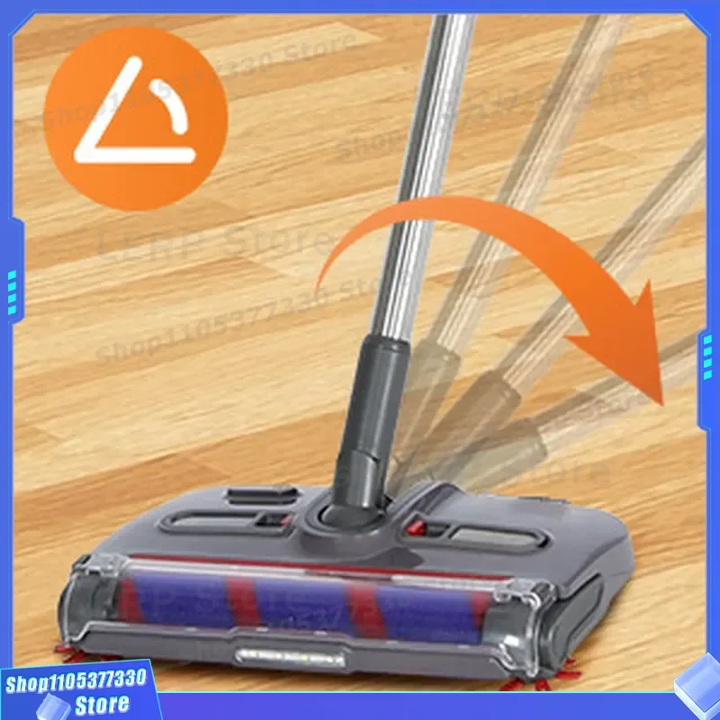 Electric Broom Mop for Pet Hair Cleaning Household Lazy Artifact Green Sweeping Machine Vacuum Cleaner for Dog Cat Hair