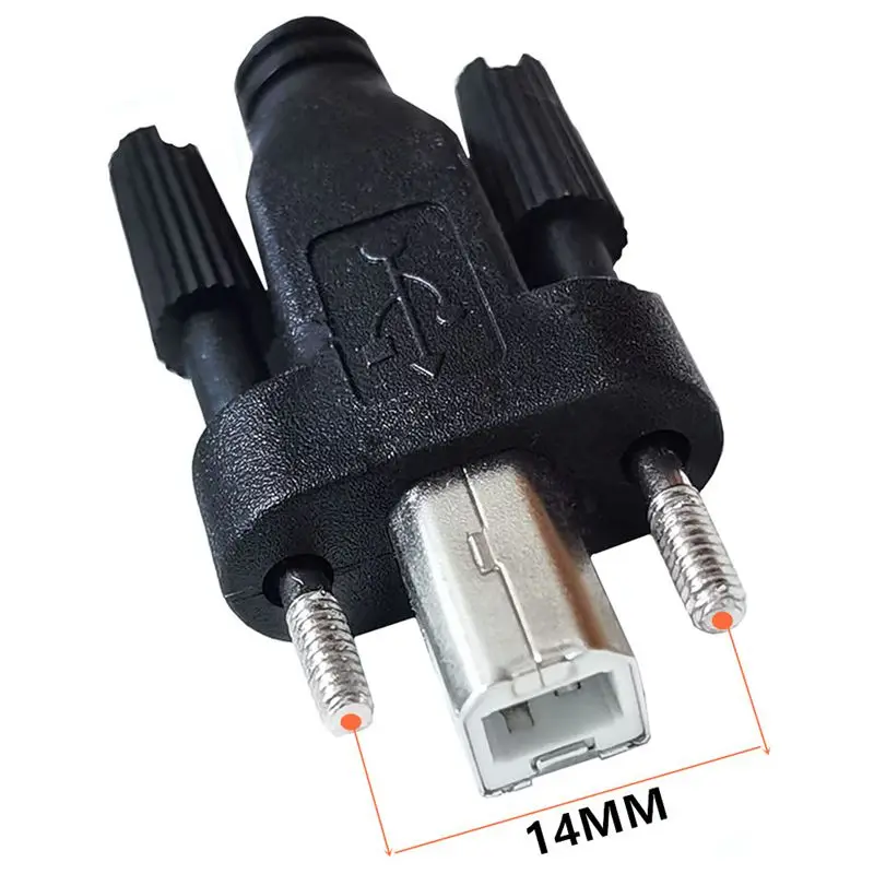 USB 2.0 Version Printing Cable With Screw Hole For Fixing USB Printer A Male To B Male Extension Cable Panel Cable 1.5M 3M 5M