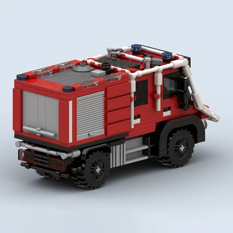 Moc Bausteine Utrecht Wildland Feuerwehrauto Technologie Modulare Ziegel Modell Geschenke Weihnachten Spielzeug DIY Sets Montage!