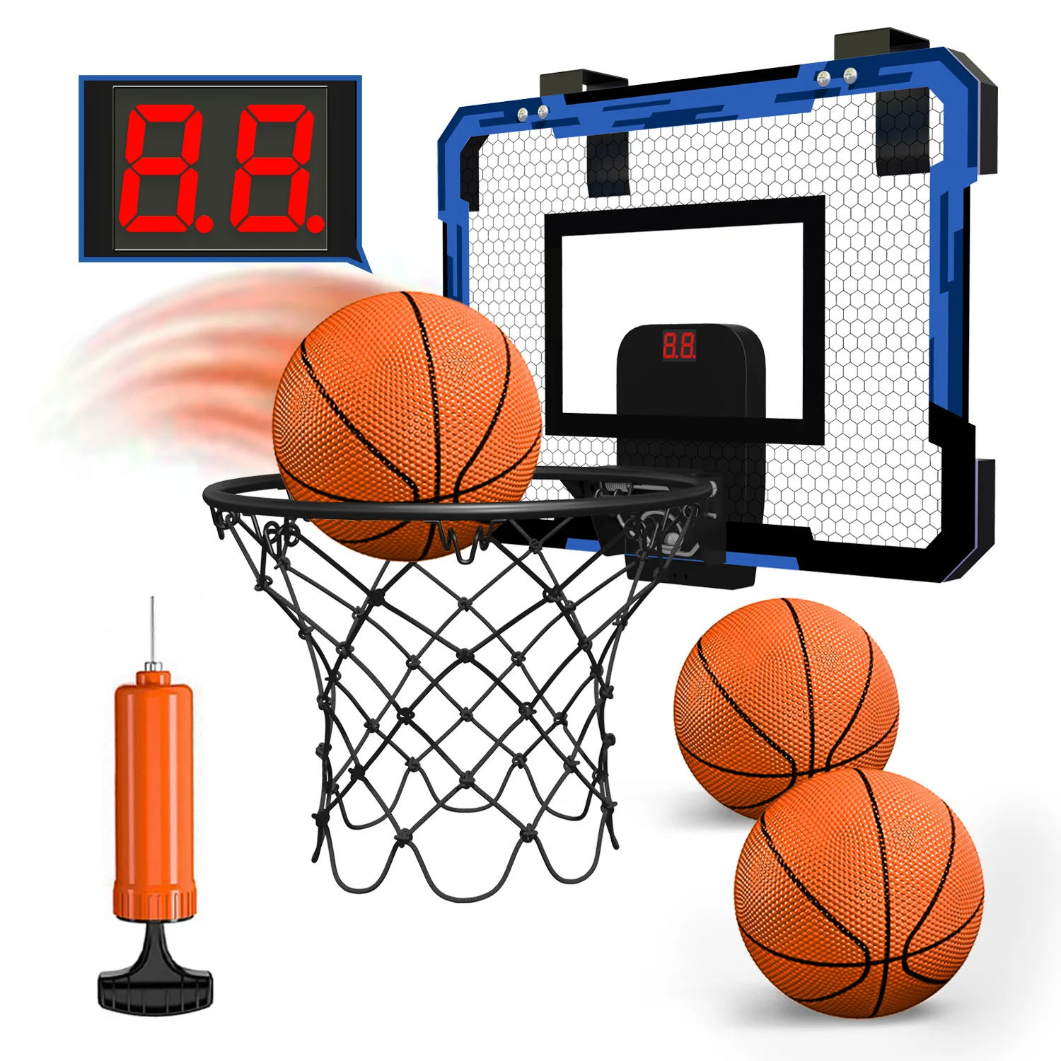 New Children Basketball Sports Funny Game Kids Mini Home Exercise Basketball Hoop Set Wall Frame Stand Basket Hanging Backboard