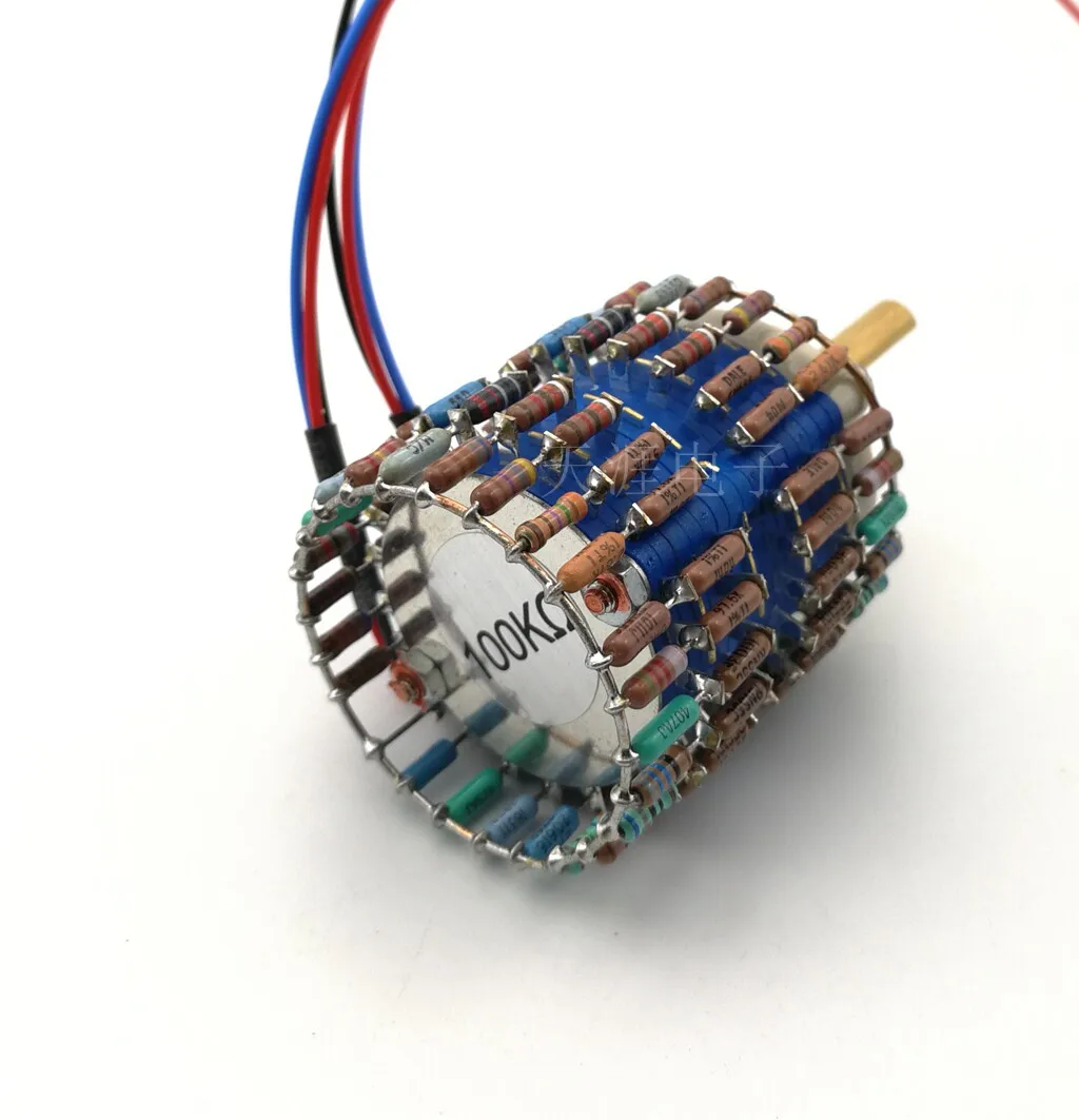 Copper Shaft 24-speed Two-channel Vishay Volume Potentiometer