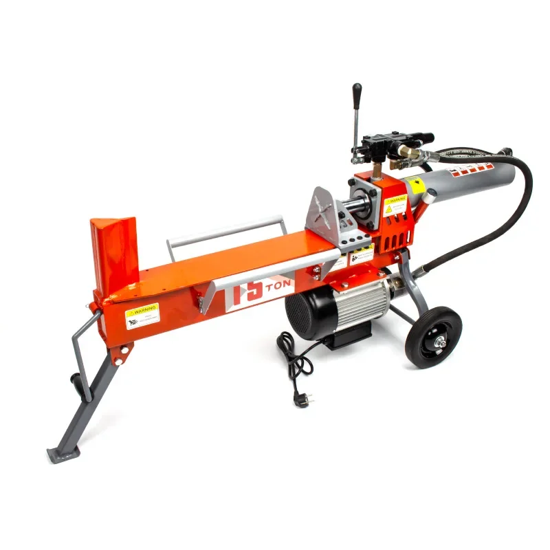 

Electric wood splitter 220V high power electric 15T horizontal wood spliter 3KW hydraulic artifact