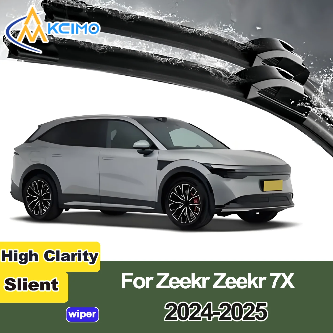 

KCIMO 2PCS New Front Windshield Wiper Blade for Zeekr Zeekr 7X 2024-2025 Front Windshield Auto Wipers Blade Accessories 2025