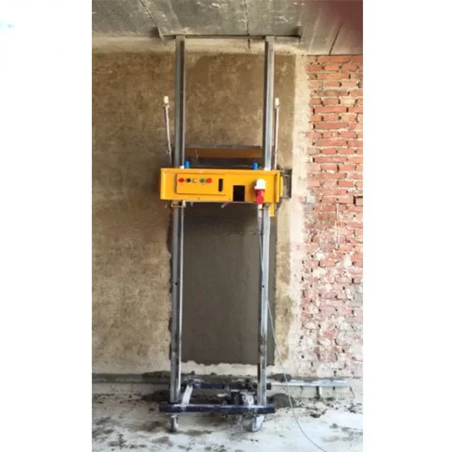 automatic wall placer smear wall machine Smooth cement putty plaster wiping tools automatic wall plastering machine