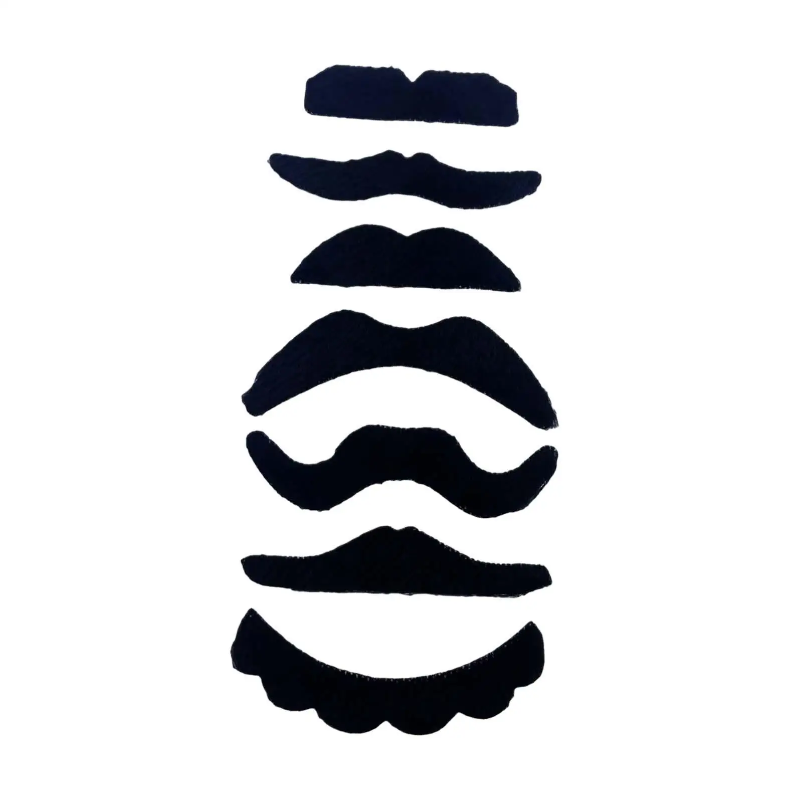 

7x Fake Mustaches Dress up Novelty for Festival Halloween Masquerade Party