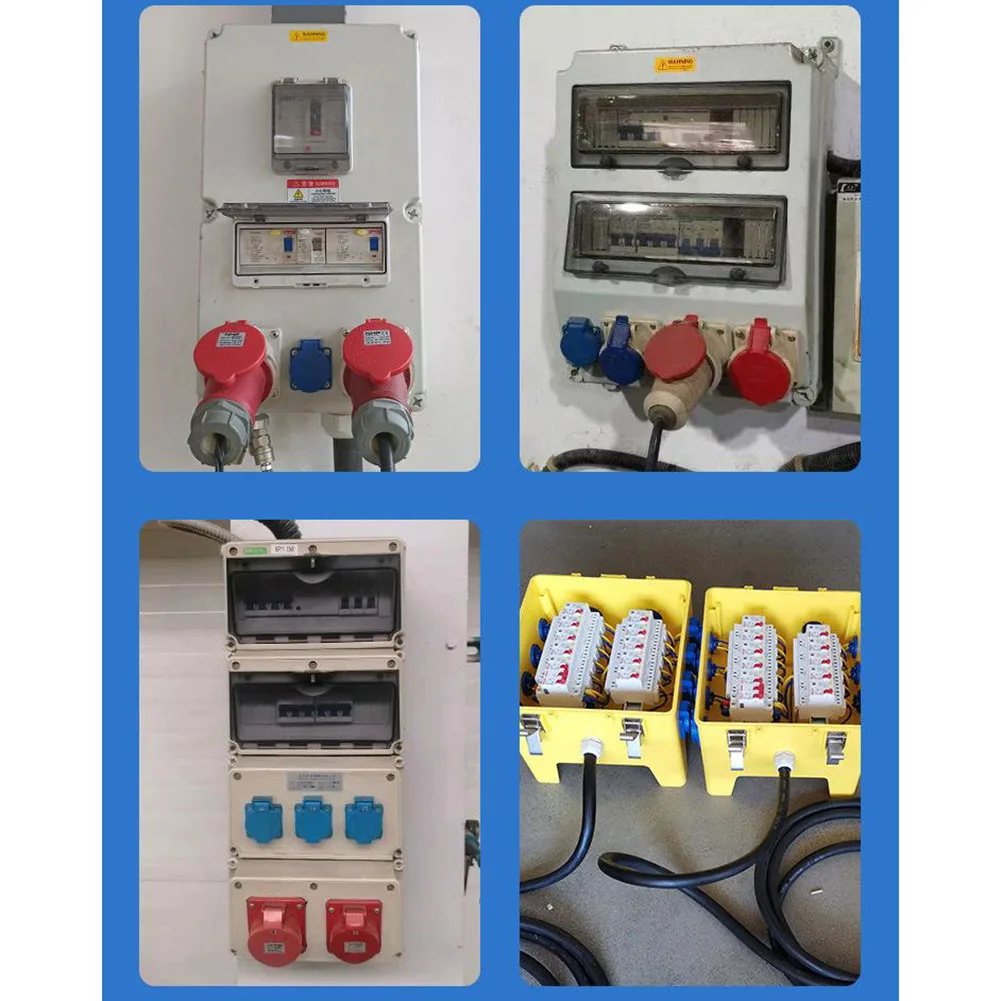 

Power Distributor Waterproof Distribution Box Outdoor Electrical Supply IP44 Waterproof Rating Overload Protection