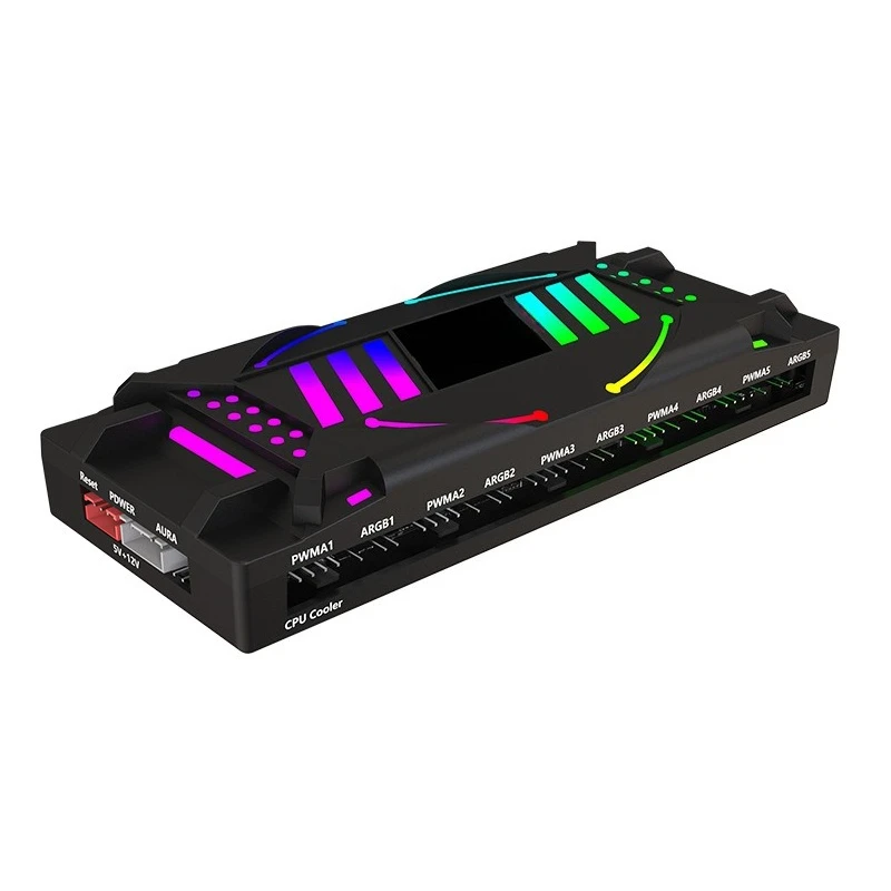 

Fan Music Controller ARGB Hub Shenguang Synchronous Colorful Change Temperature Control