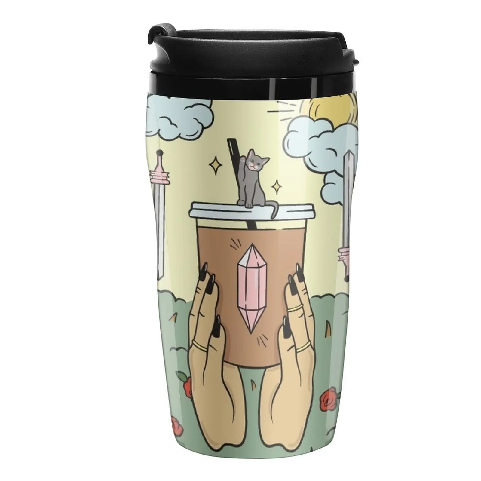 

New COFFEE READING (LIGHT) Travel Coffee Mug Luxury Coffee Cups Coffee Accessories