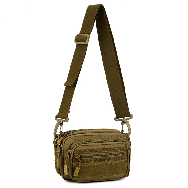 Nylon Militar Cintura Pack para homens, Fanny Hip Belt Clutch Bag Mensageiro Assalto, Crossbody Pequena Bolsa de Ombro de Alta Qualidade, Molle, 1000D