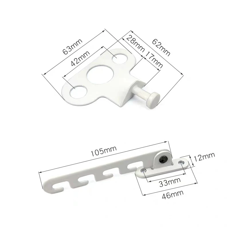 Stainless Steel Limiter Latch Wind Brace  Stopper Heavy Duty Gusset Fixed Window Support Wind Hook Latches