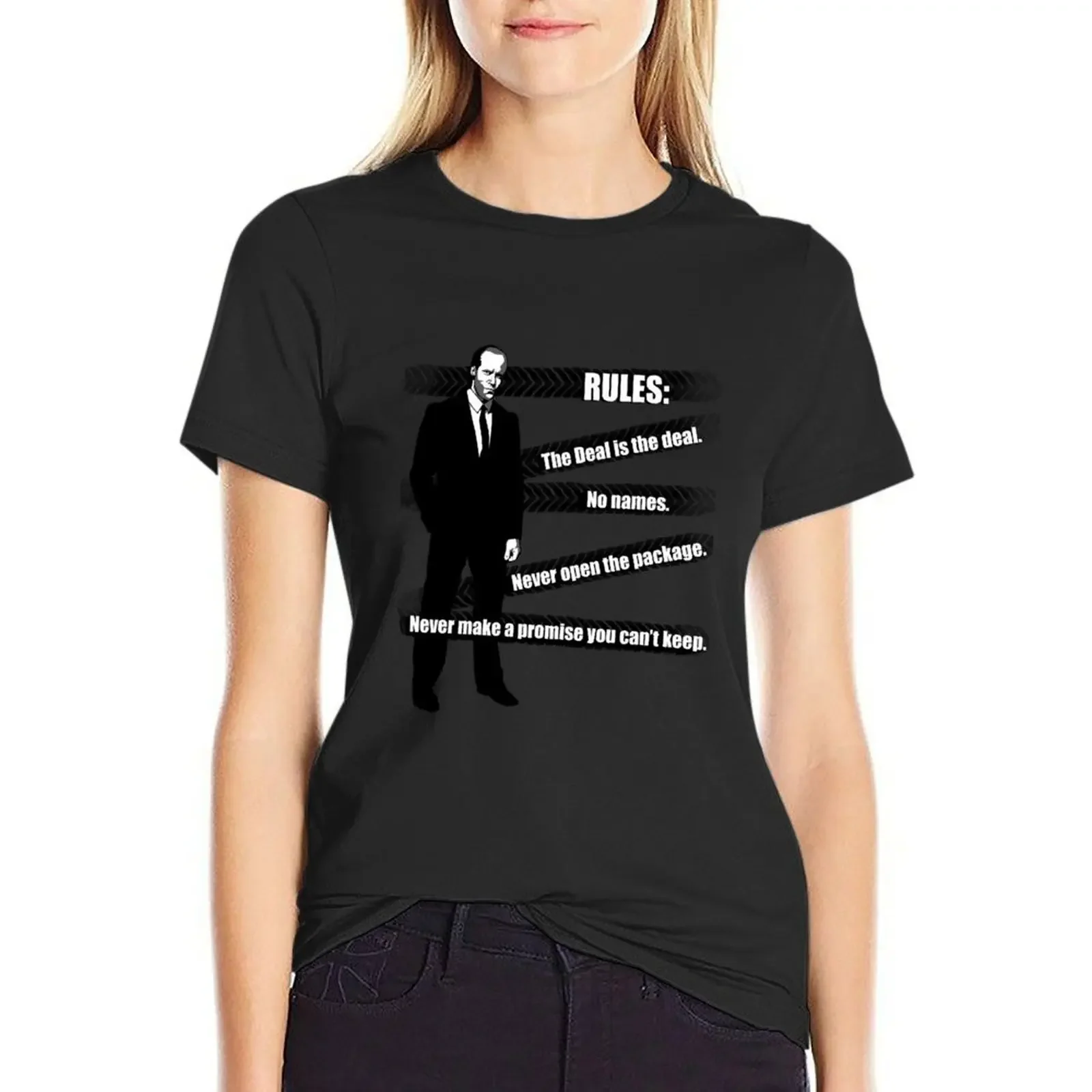 

Rules of Transport T-Shirt summer top quick drying aesthetic clothes tops tight shirts for Women