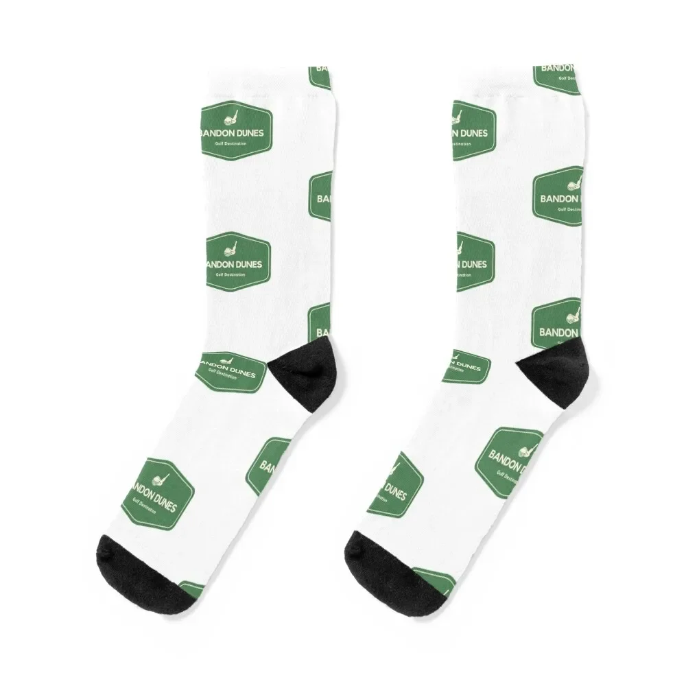 

Bandon Dunes in Oregon - Golf Destination Logo Socks heated New year's Stockings man Women's Socks Men's