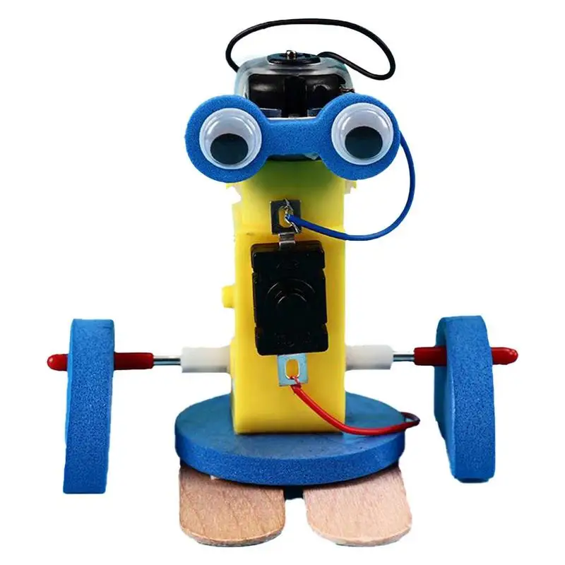 

Robot Model Children's Toy DIY Electric Walking Robot Model Kits Kids School Teaching Students Experiment Toys