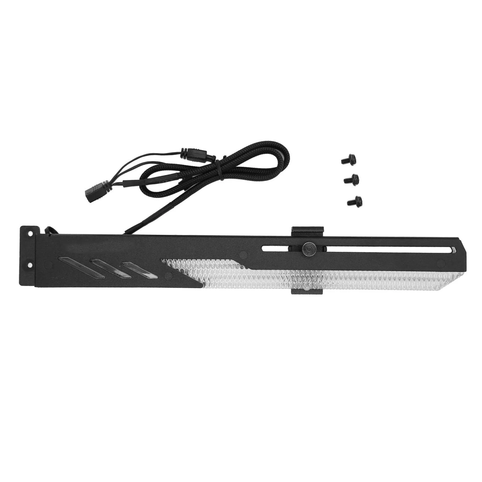 

GPU Support Bracket ARGB 3Pin 4Pin Sliding Adjustable Easy Installation GPU Holder for Desktop Graphic Card Support