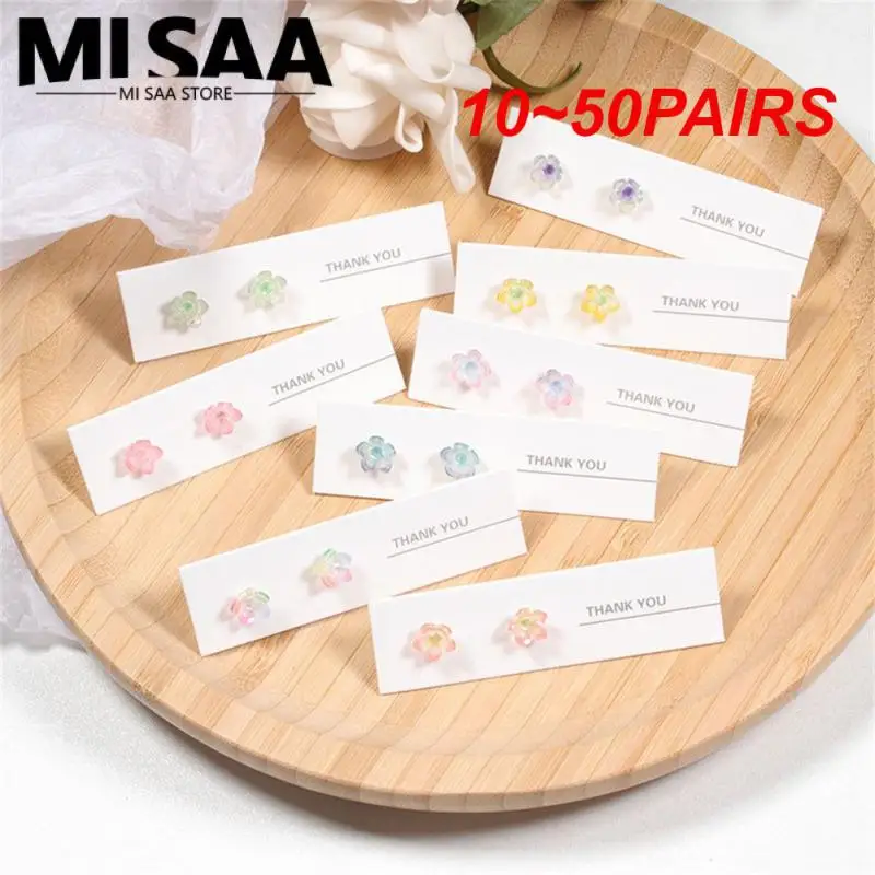 10~50PAIRS 925 Silver Unique Fashionable Exquisite Hottest Dazzling Top-rated Trendy Accessories Accessory Resin Earrings