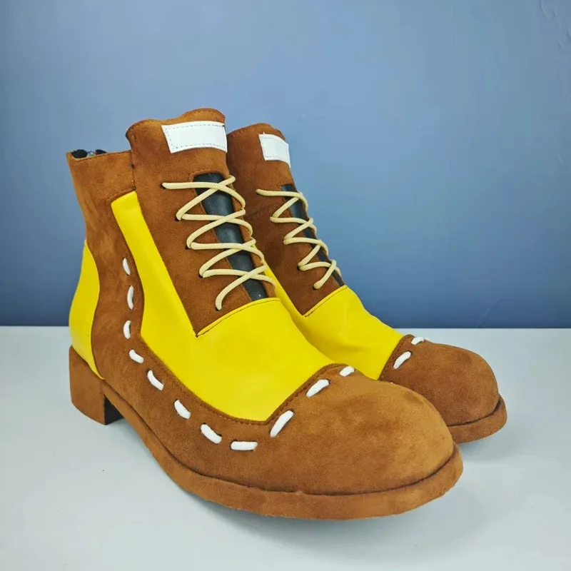 รองเท้าคอสเพลย์ Don Quixote ของบริษัท Limbus สำหรับงานปาร์ตี้ฮาโลวีน คาร์นิวัล ปี 2025 รุ่น 11  สำหรับผู้ชายและผู้หญิง ทำจากวัสดุ PU สำหรับสวมบทบาท