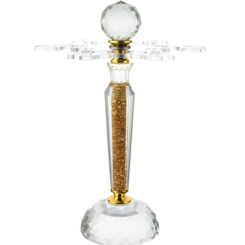 

European goblet champagne glass hanging wine glass rack creative gift crystal red wine rotating cup holder