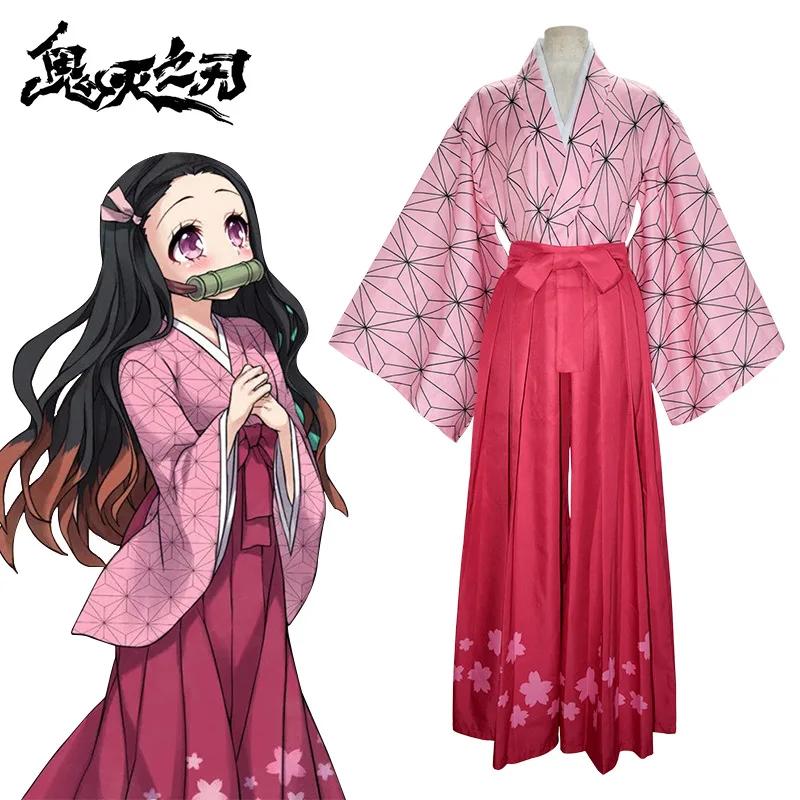 Japanse Anime Cosplay Kamado Nezuko Anime Kimono