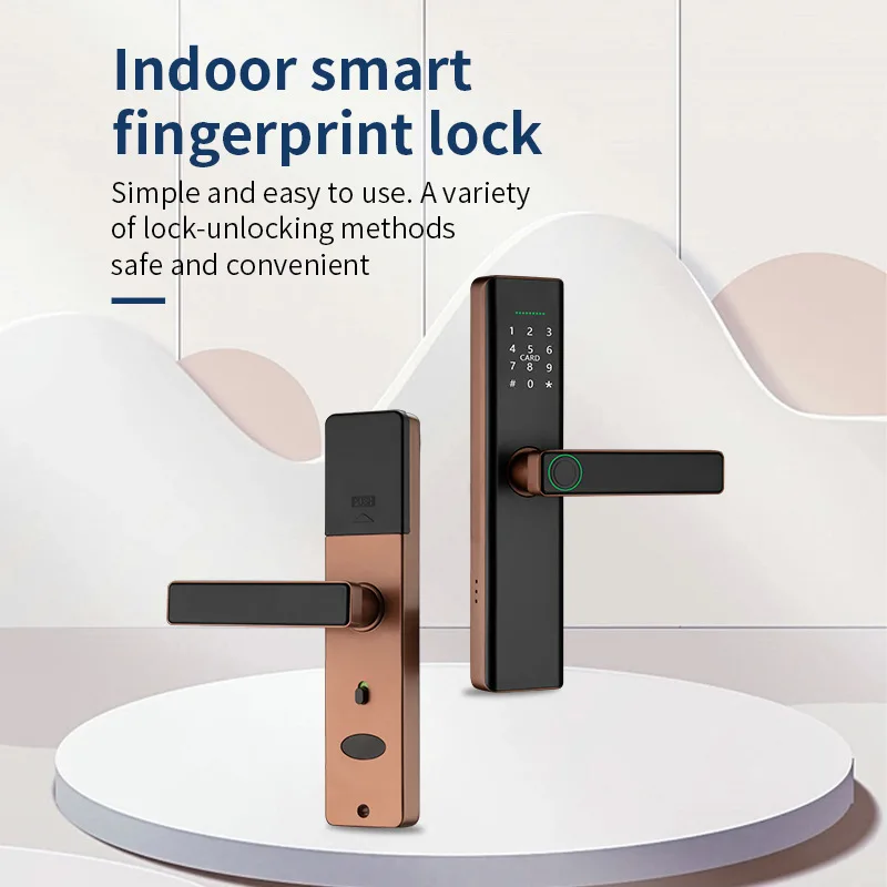 

Fingerprint Lock Indoor Door Lock Wooden Door Password Smart Lock Room Office Aluminum Alloy Bedroom Graffiti Wireless Remote