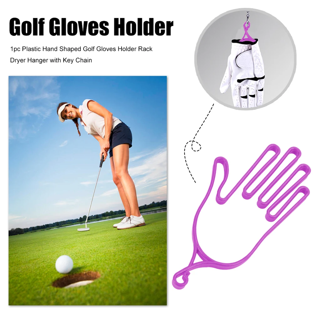 1Pcs Golf Gloves Stretcher Durable Outdoor Sport Gloves Holder Keeper Hanger Dryer Shaper Tool Accessories