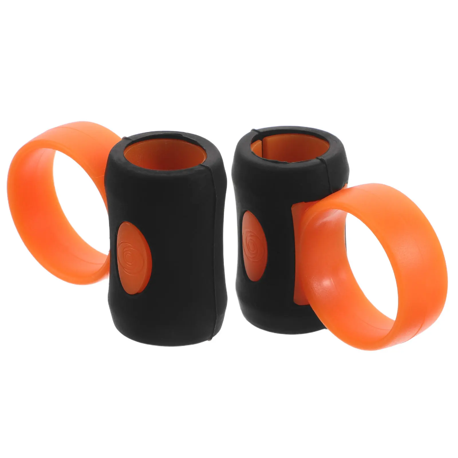 2Pcs Drummer Finger Loop Accessory Black White Anti Slip Drum Stick Control Clip for 5A Drumsticks Drum Practice Accessories