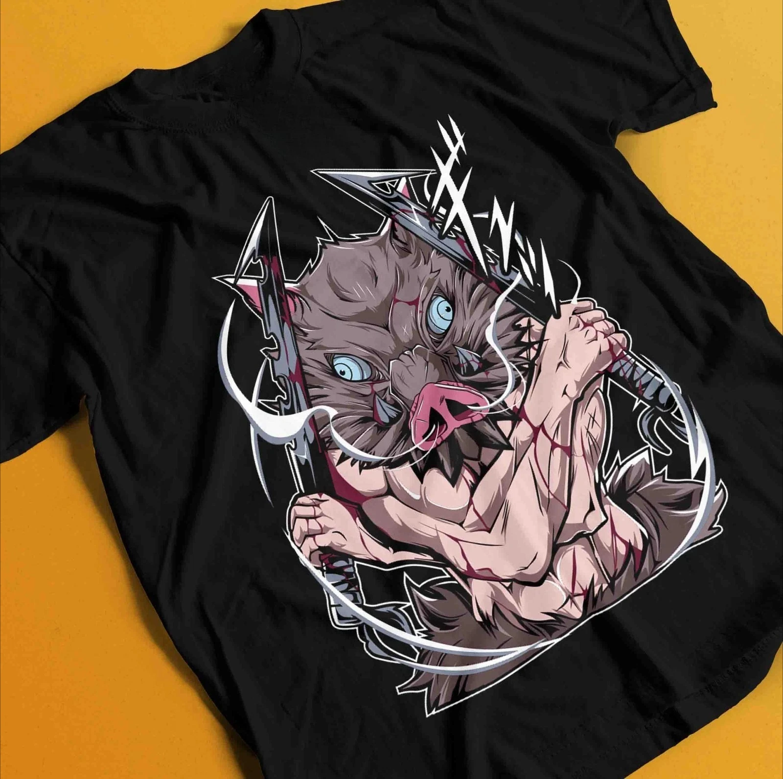 Neues 2026 Demon Slayer Shirt Inosuke T-Shirt Zenitsu T-Shirt Muzan Doma Tee Sommer Herren- und Damen-T-Shirt Top