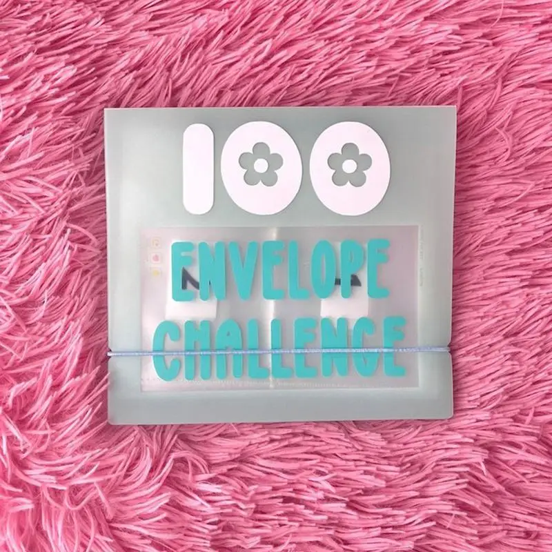 Budget Book With Cash Envelopes Money Envelopes For Cash 100 Envelope Challenge Binder For Check Cash Saving Money Budgeting