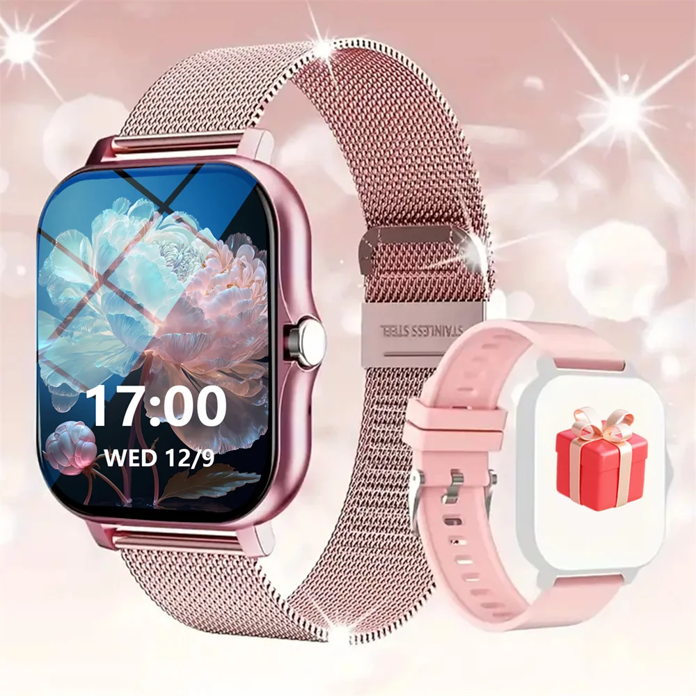 

Smartwatch for Men & Women - 1.83" Full Touch Screen, High Quality, Pedometer, Distance, Calories, Stopwatch & Weather Updates,