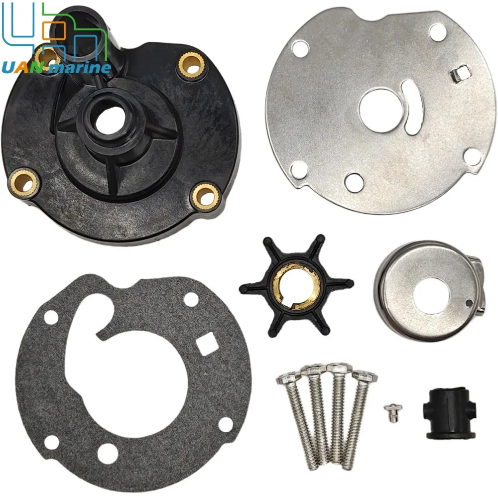 Johnson Evinrude OMC Water Pump Impeller Kit Maintenance Kit for 5.5 6 7.5 14 25 28 35 40 60 75 200 225 250 300HP Boat Outboard