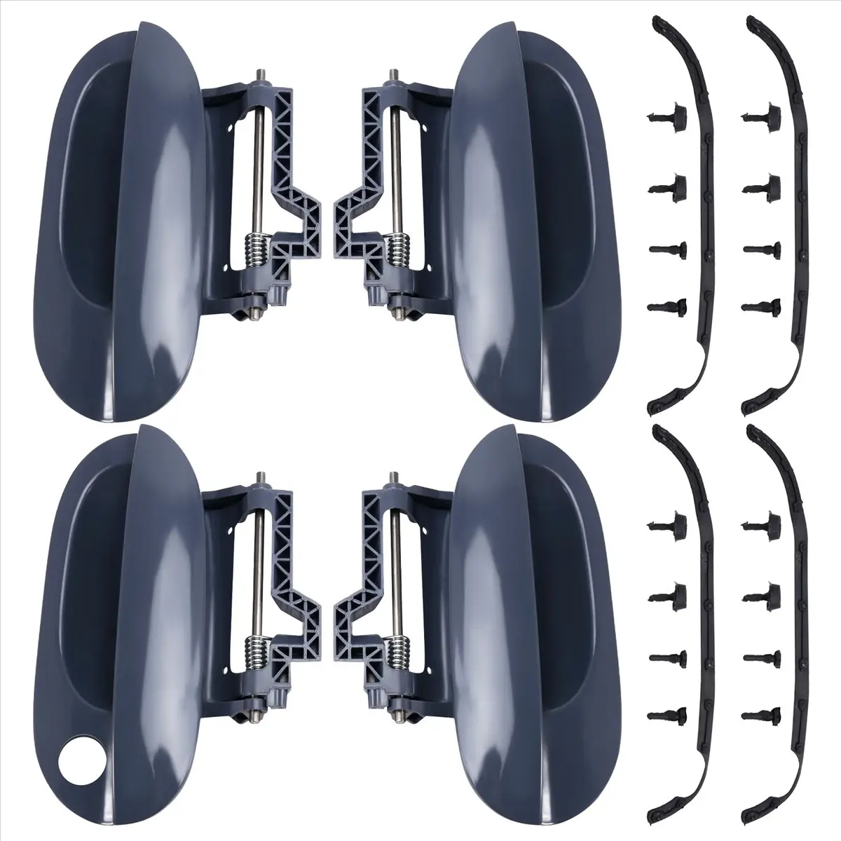 Super Sale 4Pcs Outside Door Opener Handle 51218245461 51218245462 for BMW 5 Series E39 1997-2003 51218245463 51218245464/55/56