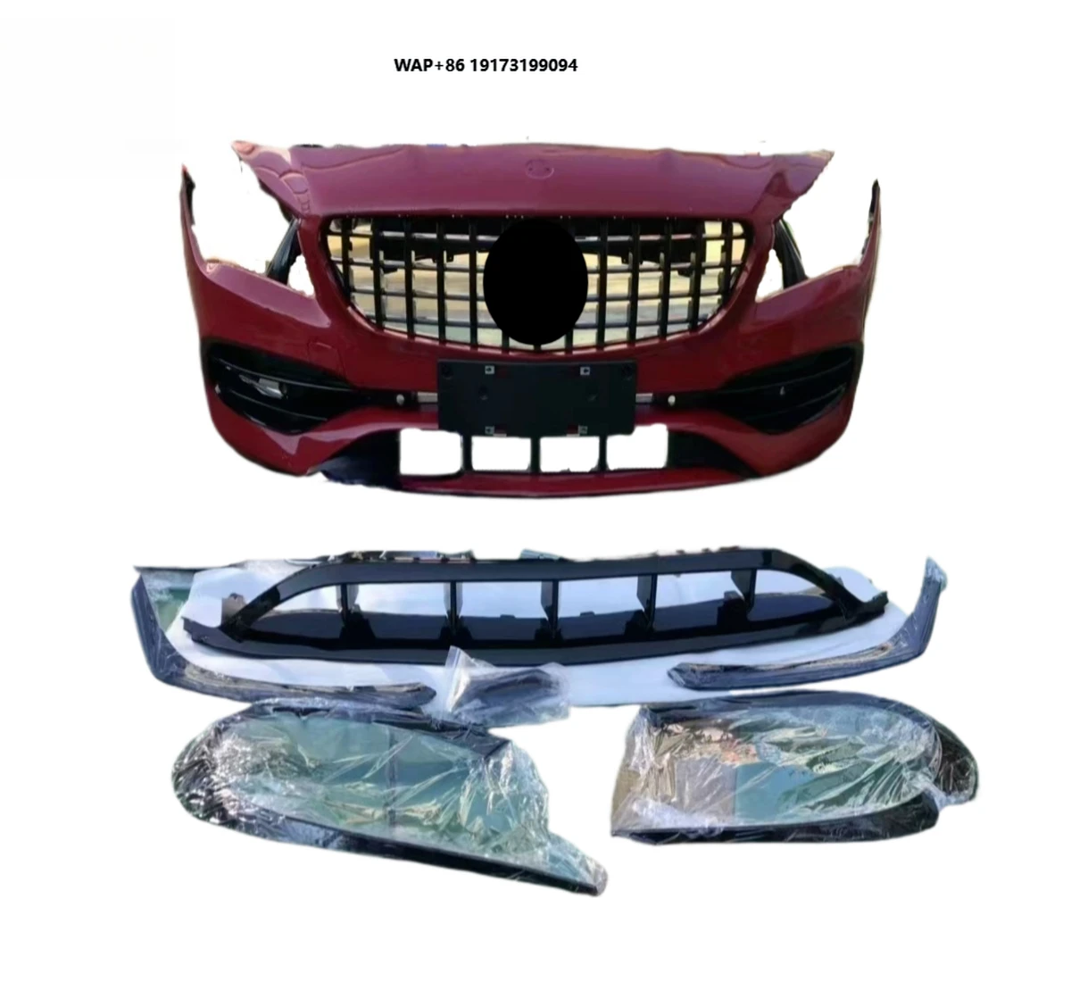 

High Quality Car Bumpers for CLA 200 W117 CLA260 Old Upgrade New Style Sports Front Car Bumpers Assembly