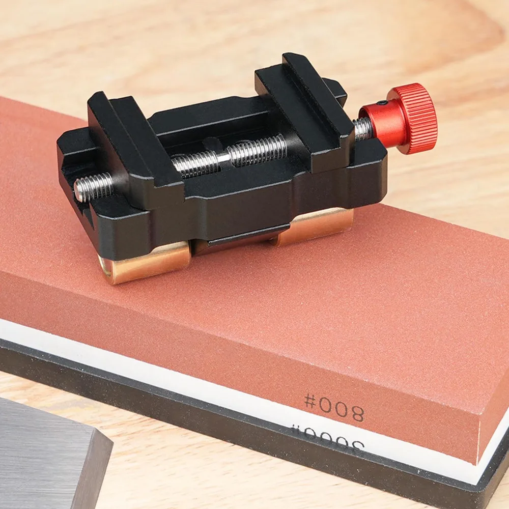 4-60mm Clamping Range Chisel Sharpening Jig Aluminum Alloy Construction Non Rusting Paint Honing Guide Sharpening Fixture