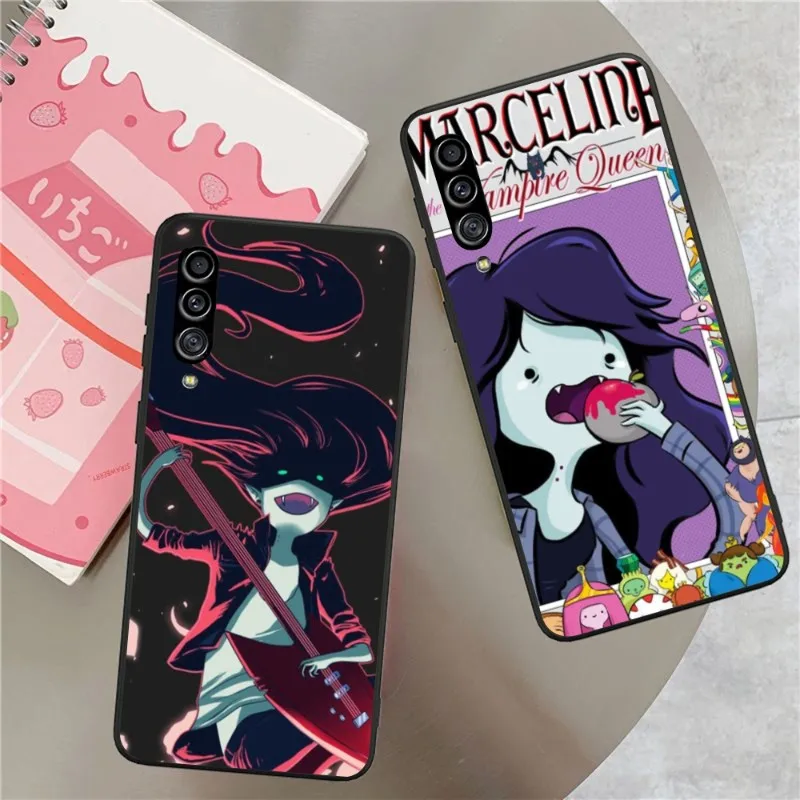 Anime Marceline Mobile Cell Phone Case for Samsung Galaxy S23 S22 S21 S10 S9 S8 Plus Ultra Black Soft Phone Cover Funda