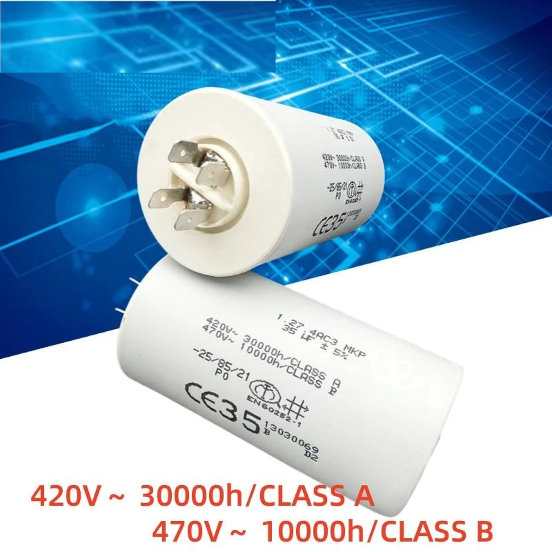 

1PCS A V 1.27.4AC3 MKP 420V 35uF Start Capacitor
