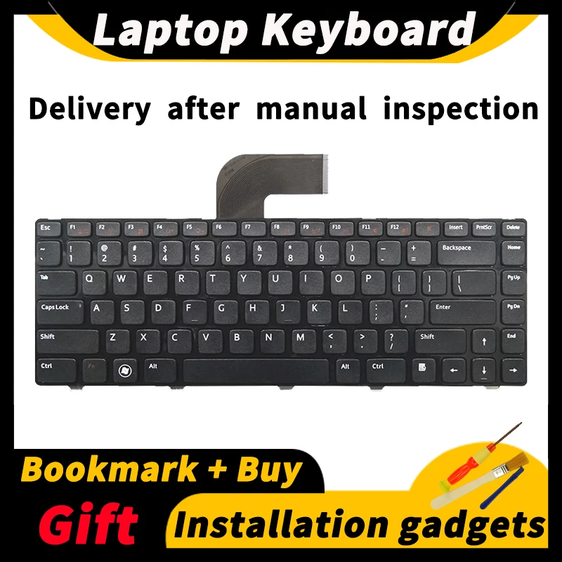 Suitable for Dell N4110 N4040 N4050 M4040 M4050 14VR M411R Laptop Keyboards