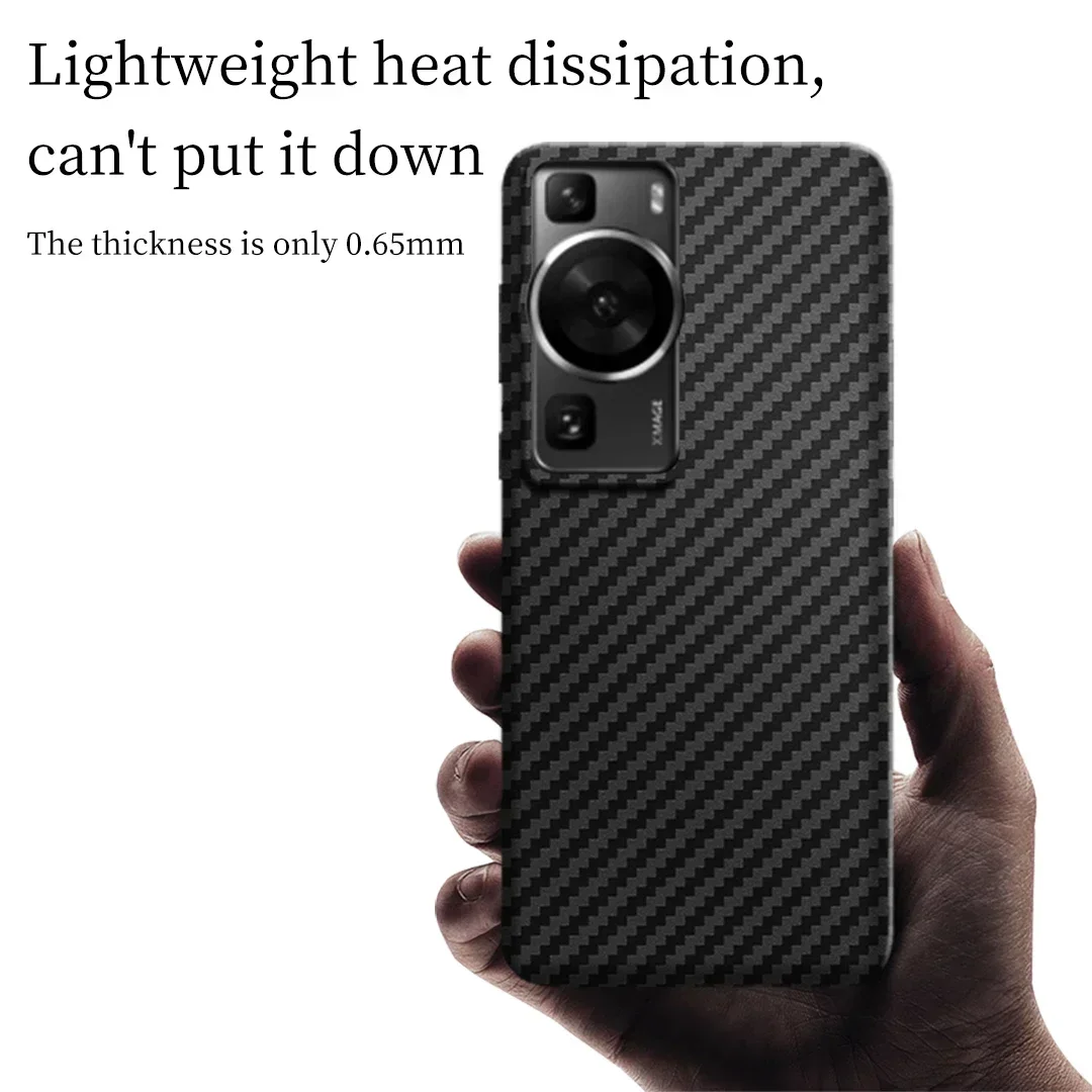 ACC-Carbon case for Huawei P60 pro case  Aramid fiber ultra-thin and ultra-light niche anti-fall  phone  P60 Case P60 art cover