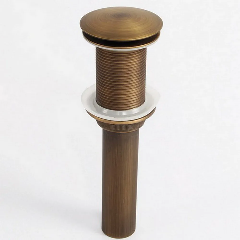 Without Overflow Brass Bathroom Lavatory Sink Pop Up Drain Bathroom Basin Sink Use Bathroom Products/Accessories Nsd004