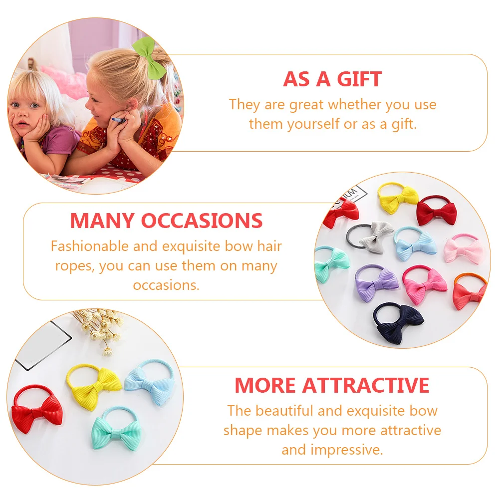 

Butterfly Rope Girl Bowknot Hair Ring Fashion Scrunchy Ties Elastic Decorative Hair Decor For Women Party Wedding Daily