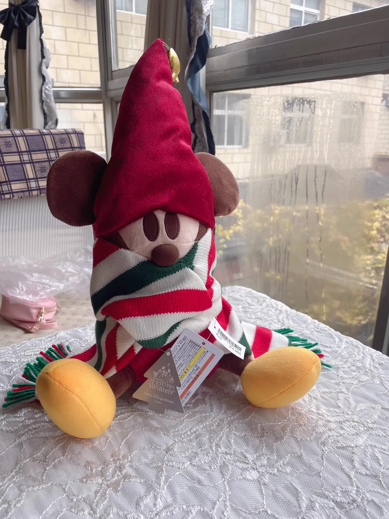 Tokyo Disneyland Limited Edition Winter Christmas Fairy Mickey Mouse Plushie: A Collectible Memorial Gift