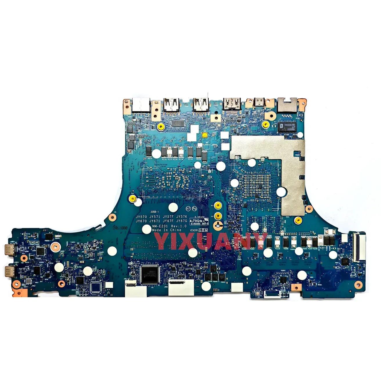 NM-E231 for Lenovo Legion Y9000P Notebook motherboard with CPU I5-12500H/I7-12700H i9 GTX3060/TX3070 6G/8G GPU DDR5 100 Test OK