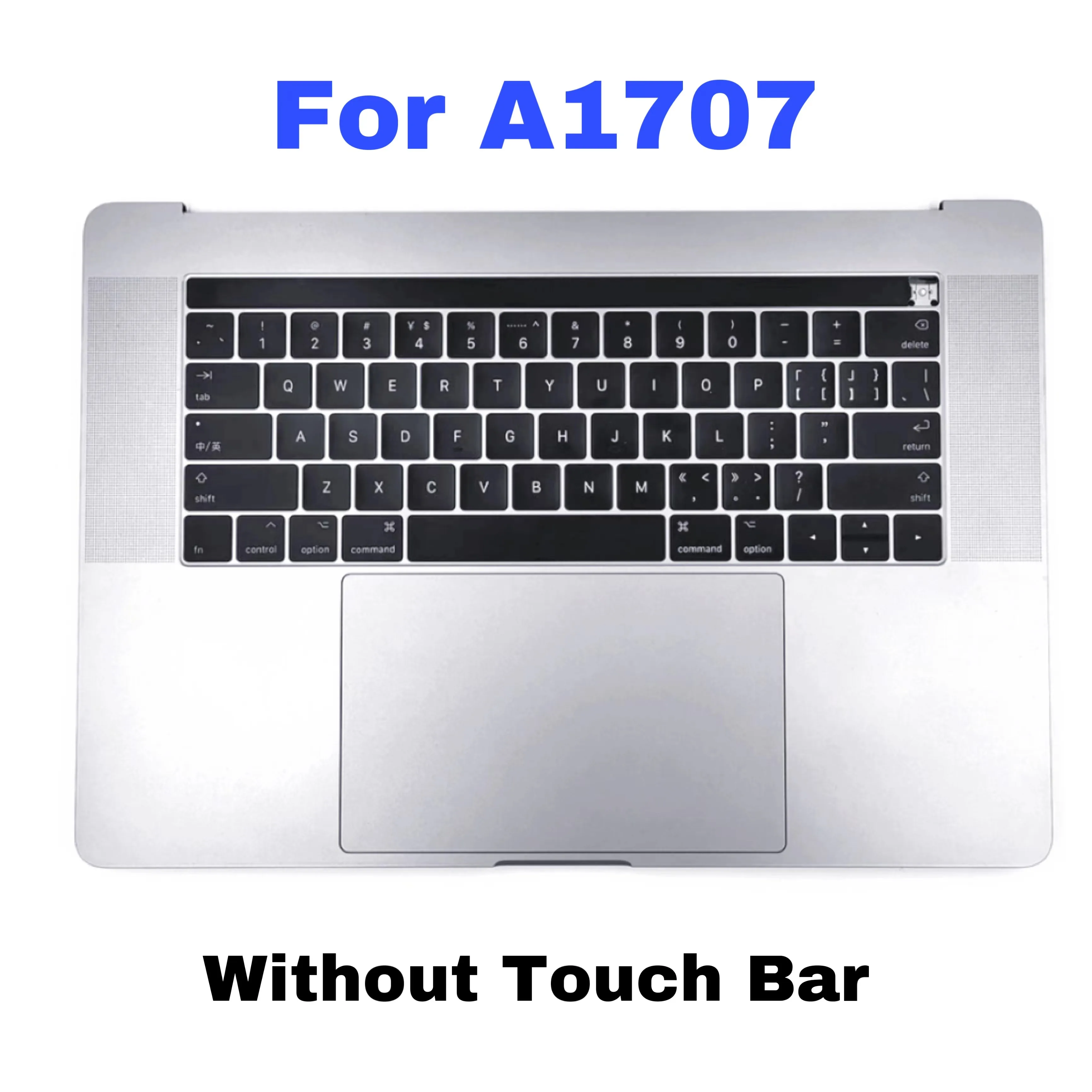 

Оригинальные чехлы A1707 TopCases для Macbook Pro Retina 15 дюймов, A1707, подставка для рук, верхняя крышка, английская клавиатура, серебристо-серый