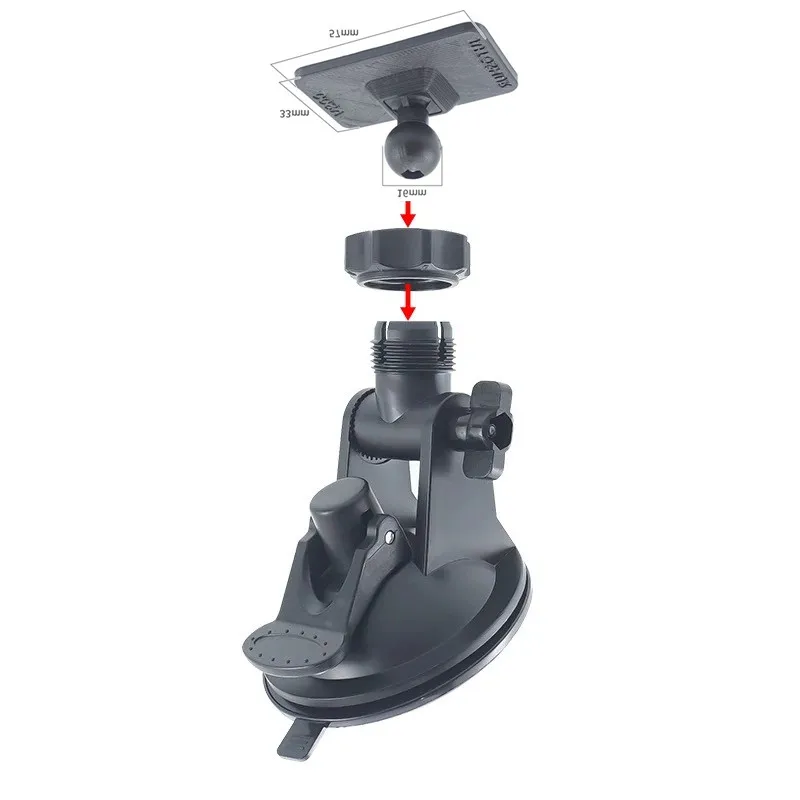 سيارة GPS DVR قوس شفط كأس 360 °   تدوير حامل الملحقات داش كام كاميرا حامل مسجل القيادة ل 70mai A800