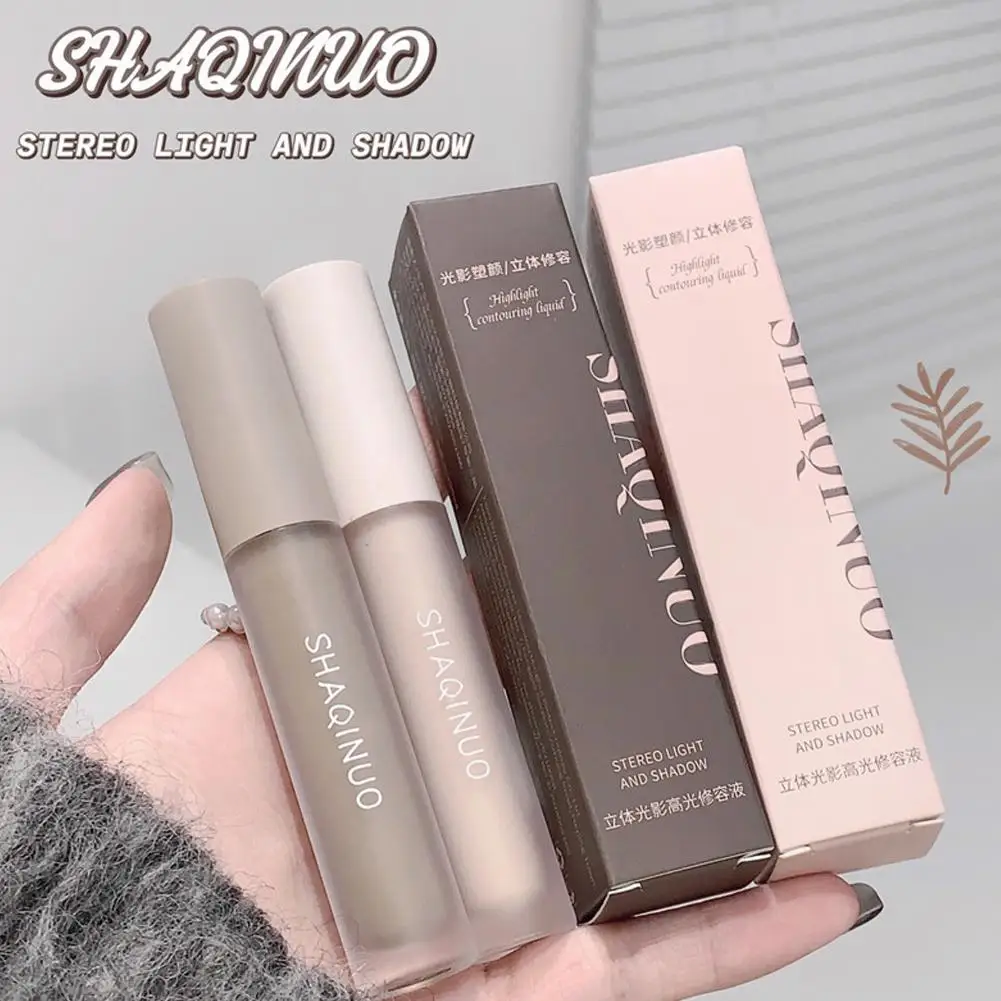 Highlight Contouring Liquid Pen Waterproof Matte Lasting Highlighters Cosmetics Contouring Shadow Smooth Face Pencil Y0N3